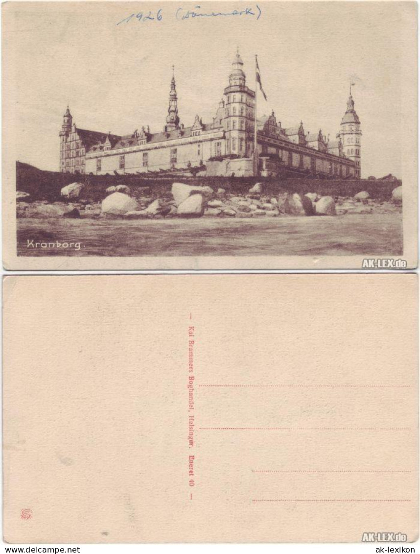 Postcard Helsingør Helsingör Kronborg 1926 - Danemark