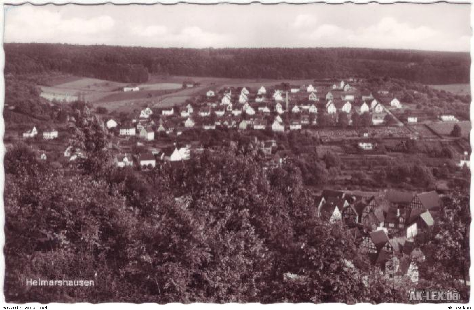 Helmarshausen-Bad Karlshafen Panorama - Ansicht Ca 1967 - Foto AK 1967 - Bad Karlshafen