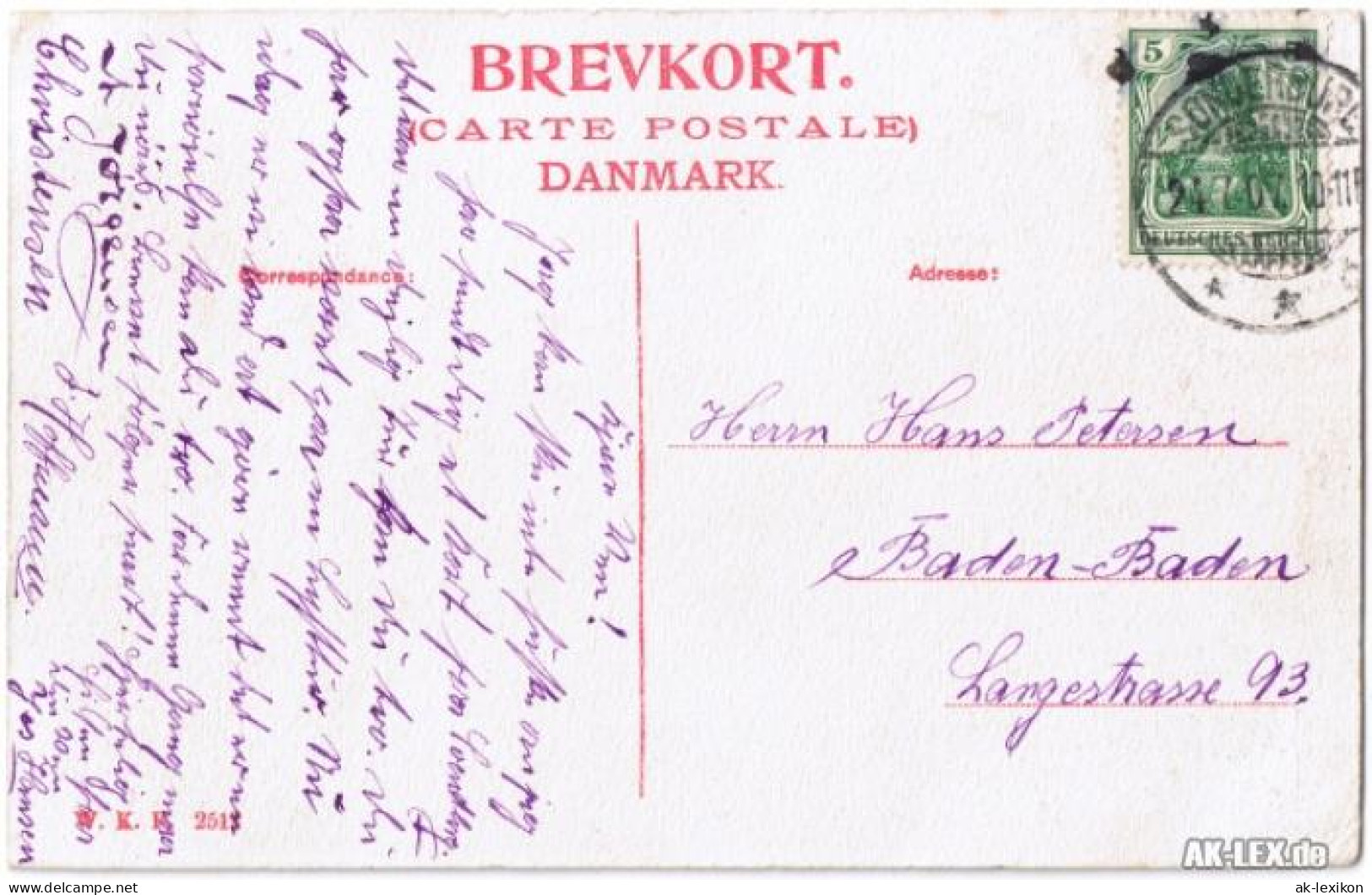 Bregninge (Taasinge) Bregninge (Tåsinge) Partie Im Dorf - Colorierte AK 1910 - Danemark