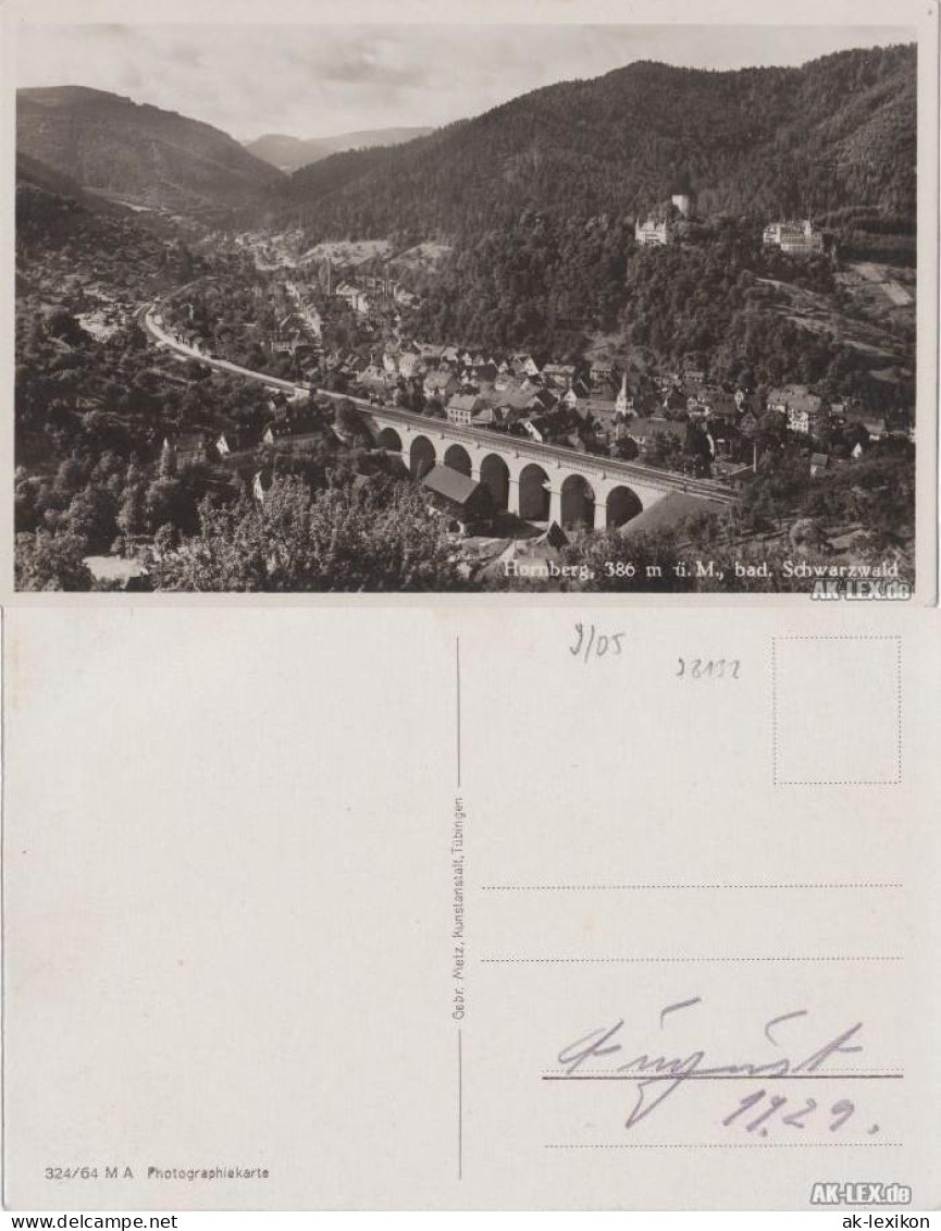 Ansichtskarte Hornberg Panorama - Foto AK Ca. 1929 1929 - Hornberg