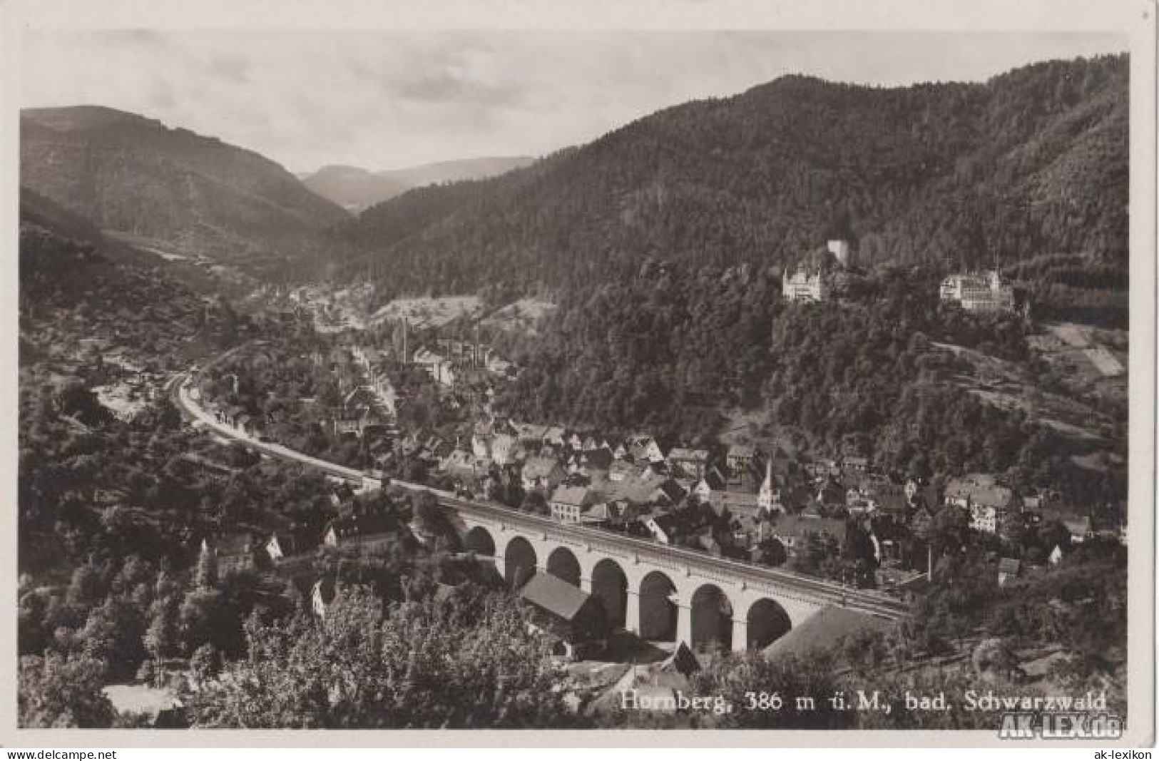 Ansichtskarte Hornberg Panorama - Foto AK Ca. 1929 1929 - Hornberg