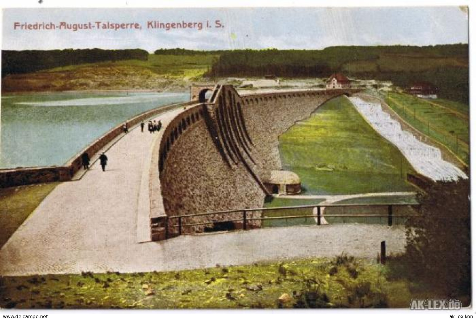 Ansichtskarte Klingenberg (Sachsen) Friedrich-August-Talsperre 1916 - Klingenberg (Sachsen)