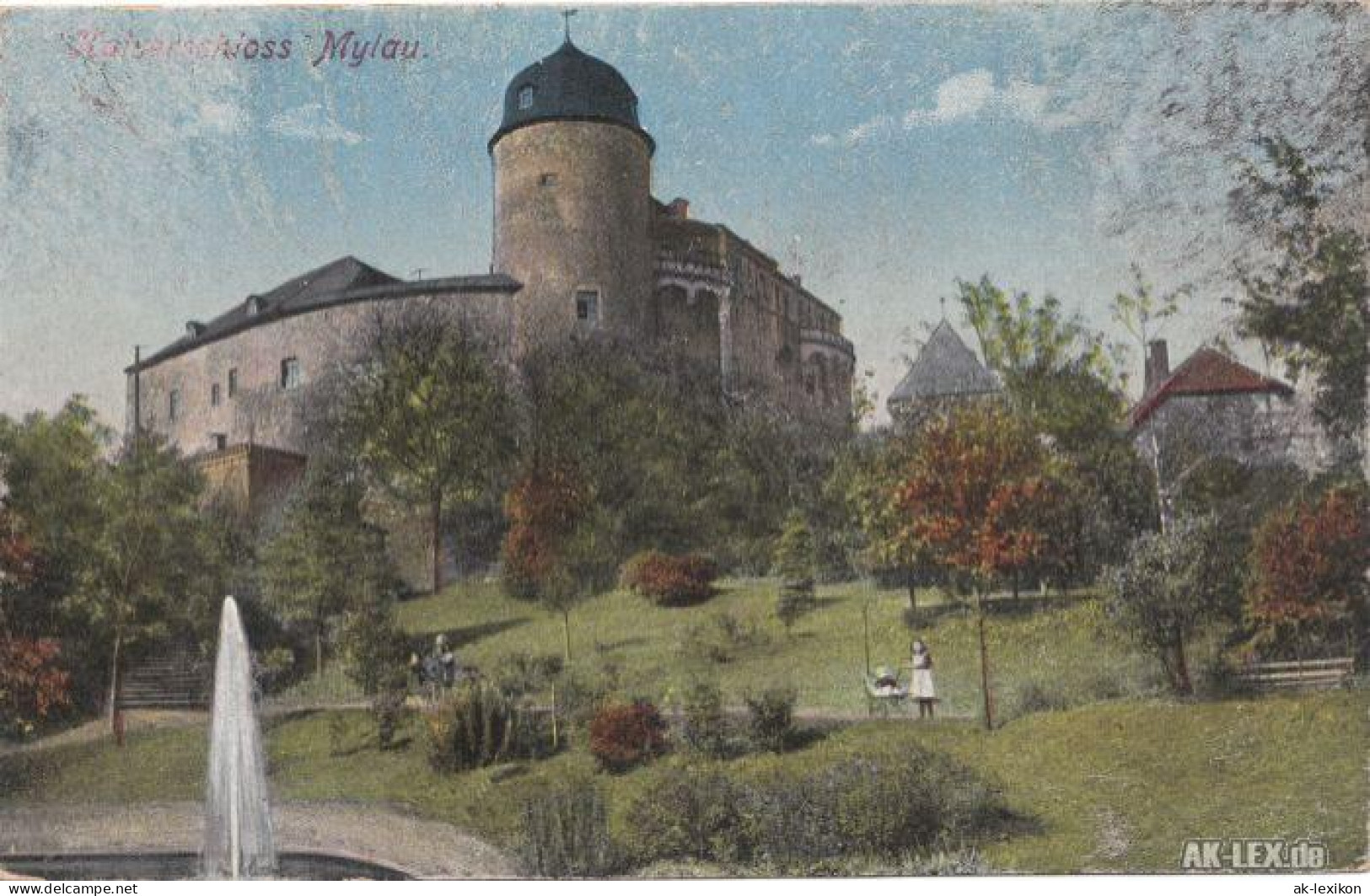 Ansichtskarte Mylau Kaiserschloss Mylau 1922 - Mylau
