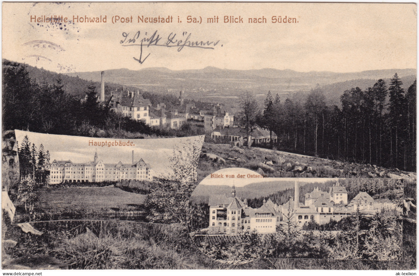 Ansichtskarte Hohwald (Sachsen) Hohwald Mehrbildkarte Der Heilstätte 1914  - Hohwald (Sachsen)
