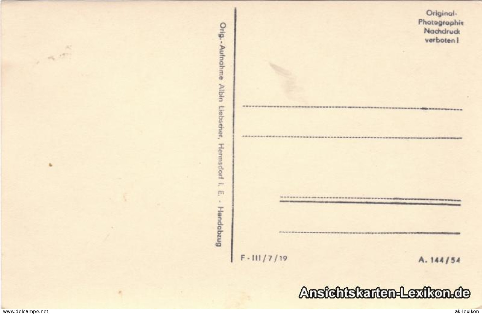 Ansichtskarte Rehefeld-Altenberg (Erzgebirge) Partie An Der Grenzbaude 1954  - Rehefeld