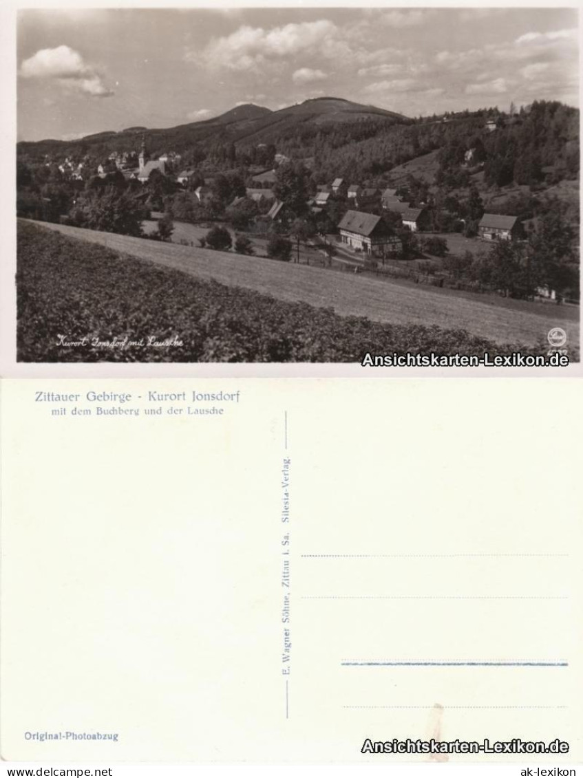 Ansichtskarte Jonsdorf Totalansicht 1935  - Jonsdorf