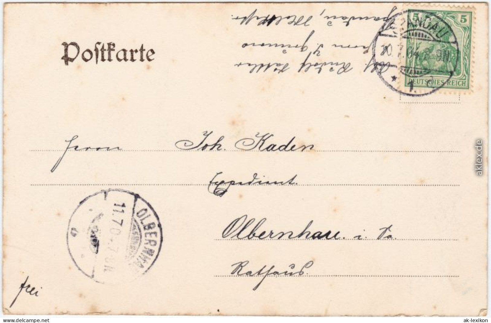 Ansichtskarte Spandau-Berlin Potsdamer Strasse Mit Postamt Und Kiosk 1904  - Spandau