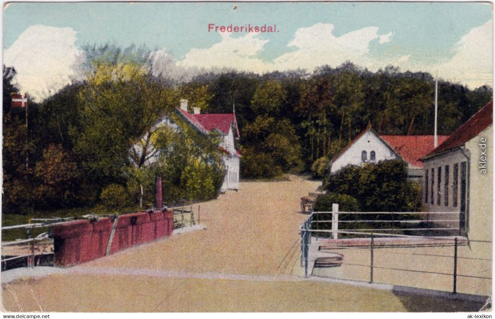 Postcard Virum Frederiksdal 1920 - Danemark