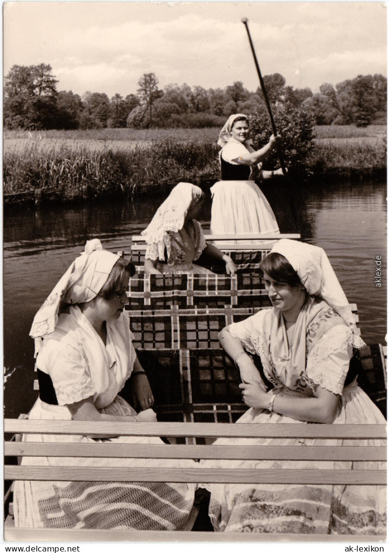 Burg (Spreewald) Borkowy (B&#322;ota) Kahnfahrt Im Spreewald 1975 - Burg (Spreewald)