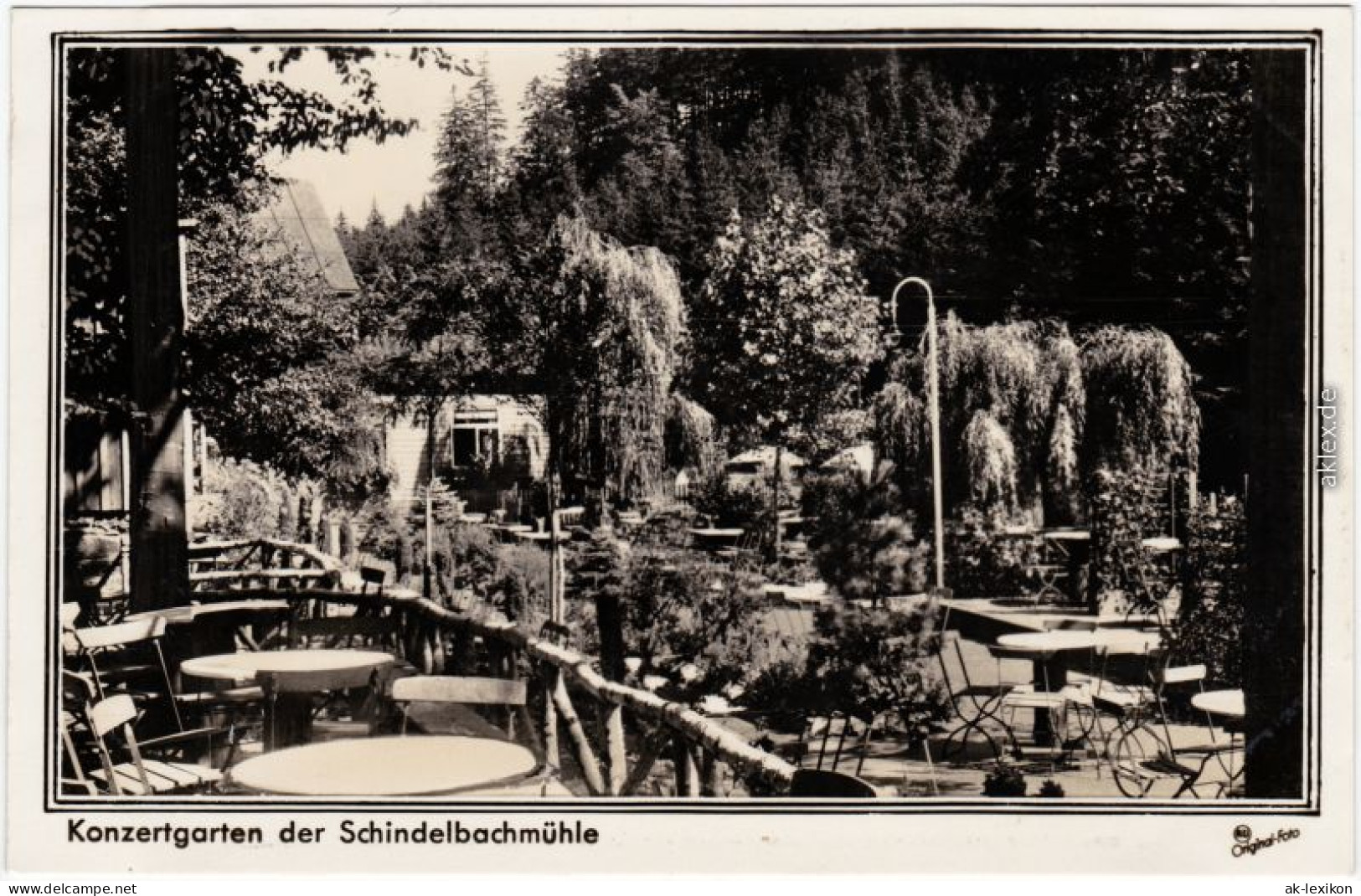 Marienberg Im Erzgebirge Konzertgarten Mit Schindelbachmühle 1935  - Marienberg