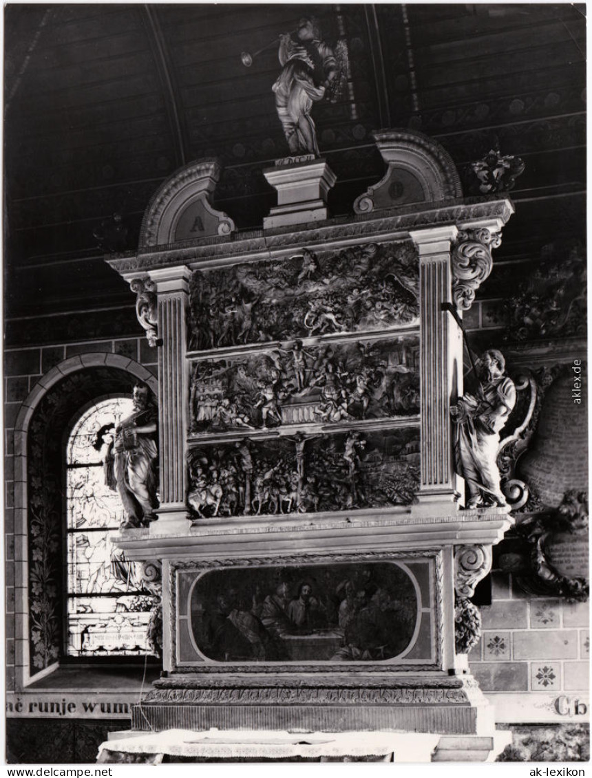 Klix Großdubrau Wulka Dubrawa Kirche: Altar B Bautzen 1965 - Grossdubrau Wulka Dubrawa