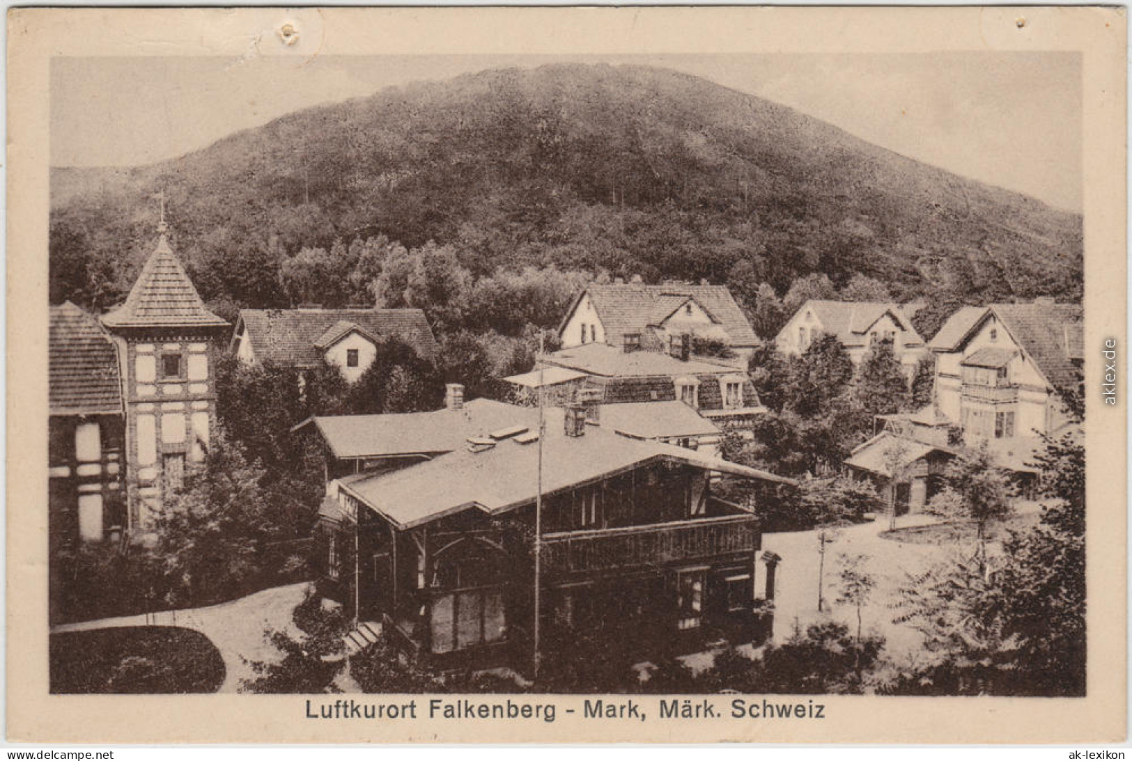 Falkenberg (Mark) Stadtpartie - Villen B Bad Freienwalde 1925 - Falkenberg (Mark)