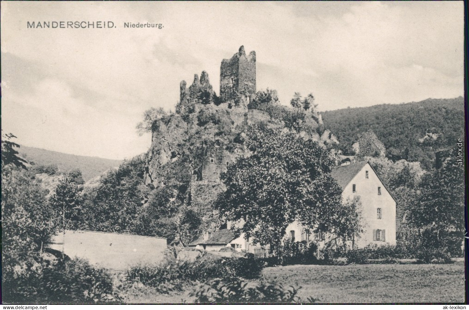 Manderscheid Die Burgen Bei Manderscheid: Niederburg 1918 - Manderscheid