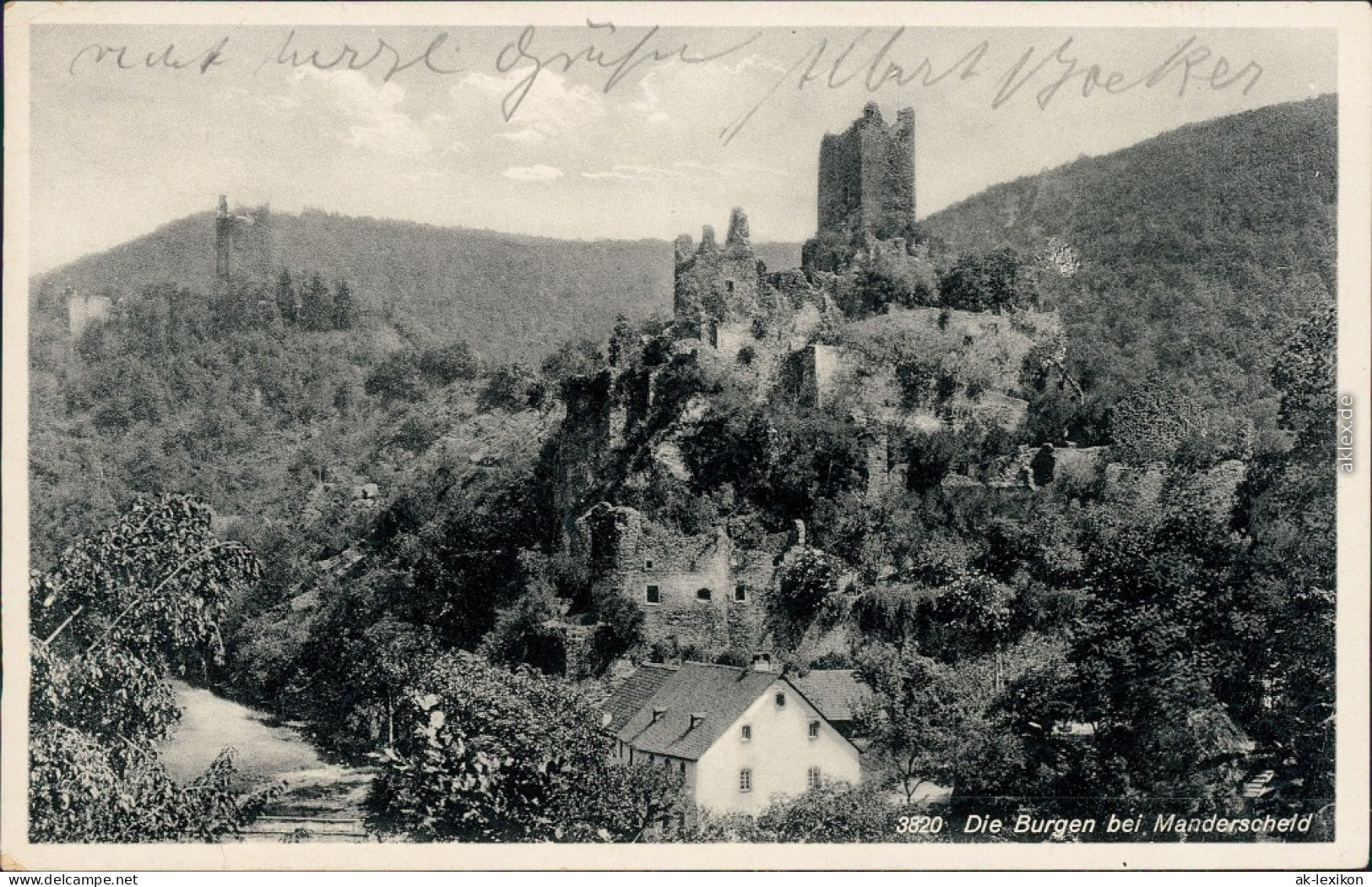 Ansichtskarte Manderscheid Die Burgen Bei Manderscheid 1936 - Manderscheid