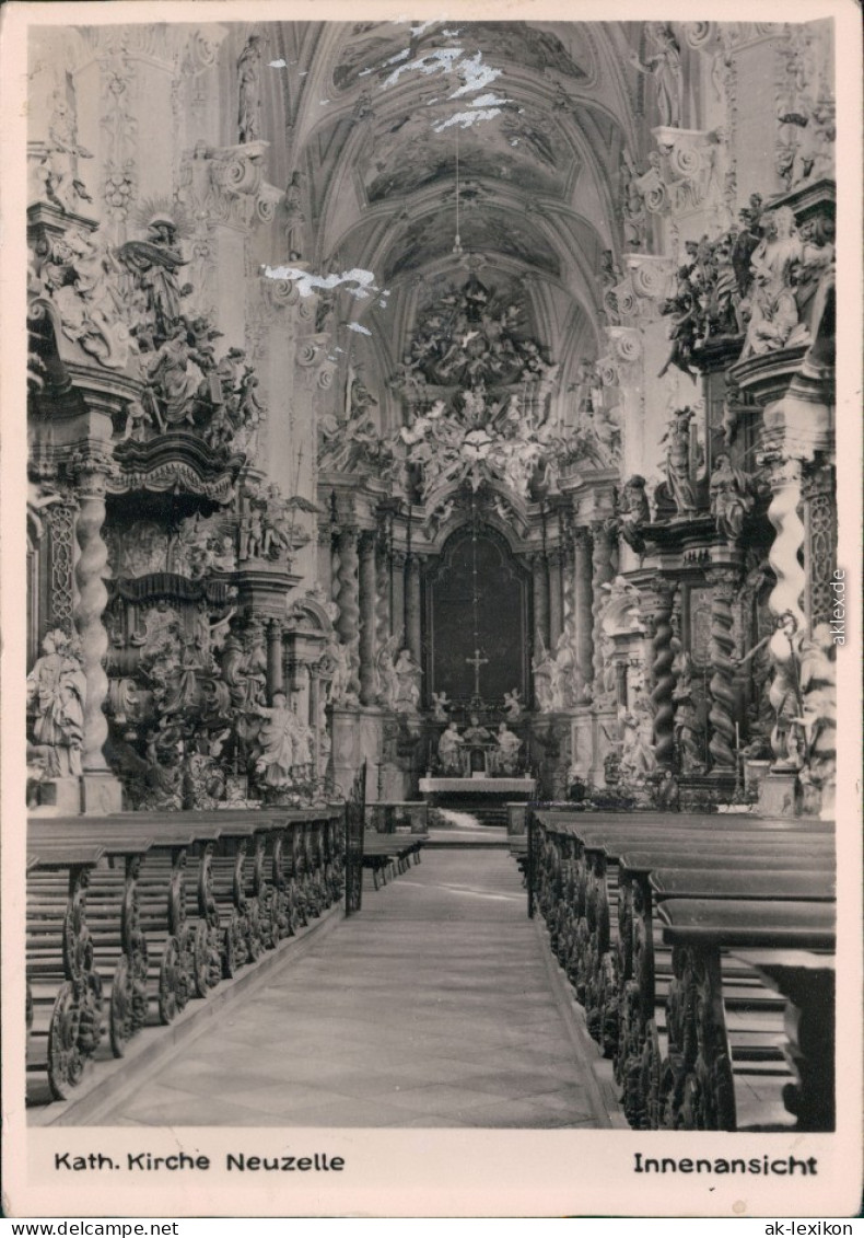 Neuzelle Katholische Kirche - Innenansicht 1963 - Neuzelle