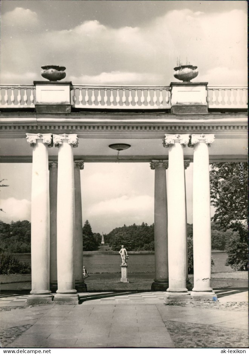 Rheinsberg Sanatorium "Helmut Lehmann", Blick Durch Kolonnade 1969 - Rheinsberg