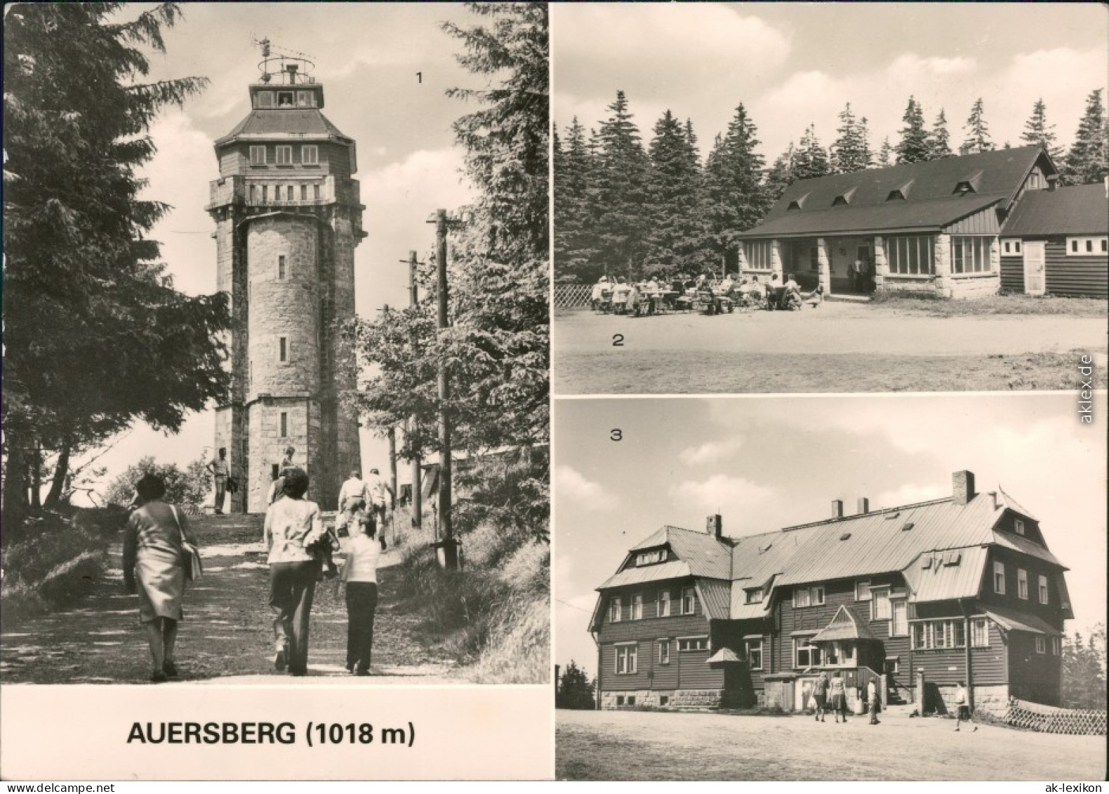 Auersberg (Erzgebirge)  Selbstbedienungsgaststätte,   Wismut-Handel 1981 - Eibenstock