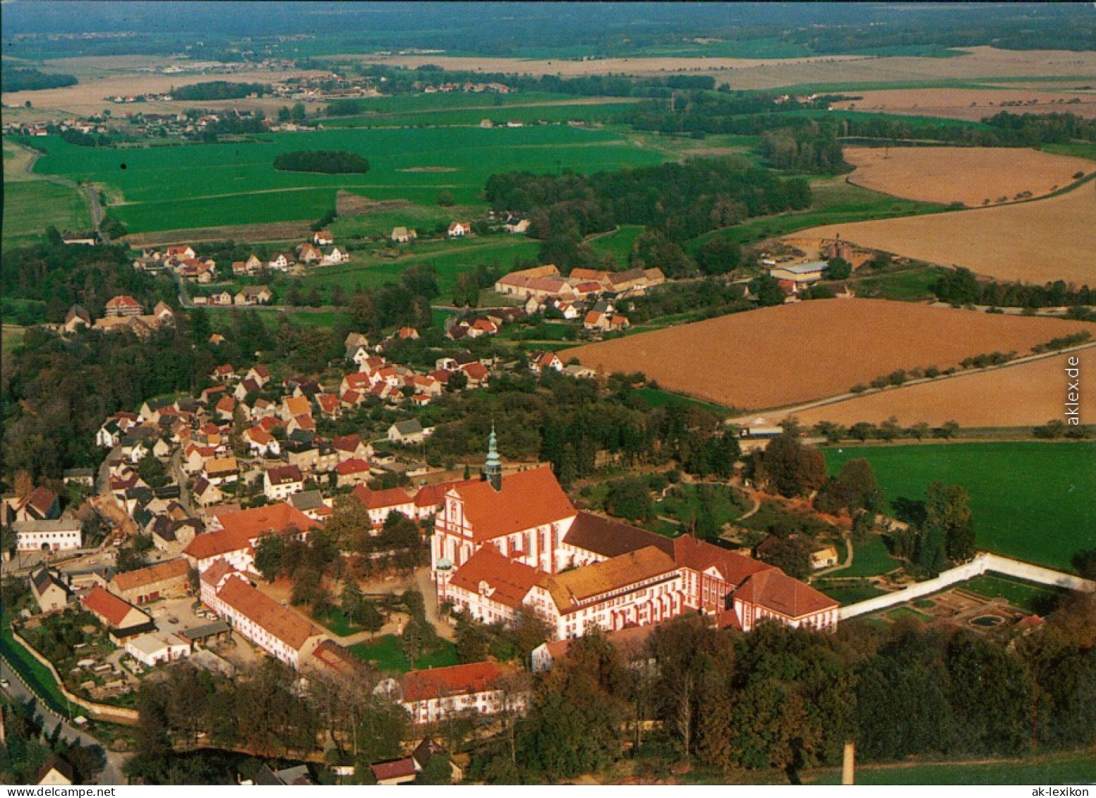 Panschwitz-Kuckau Pan&#269;icy-Kukow Abtei St. Marienstern - Luftbild 2000 - Panschwitz-Kuckau