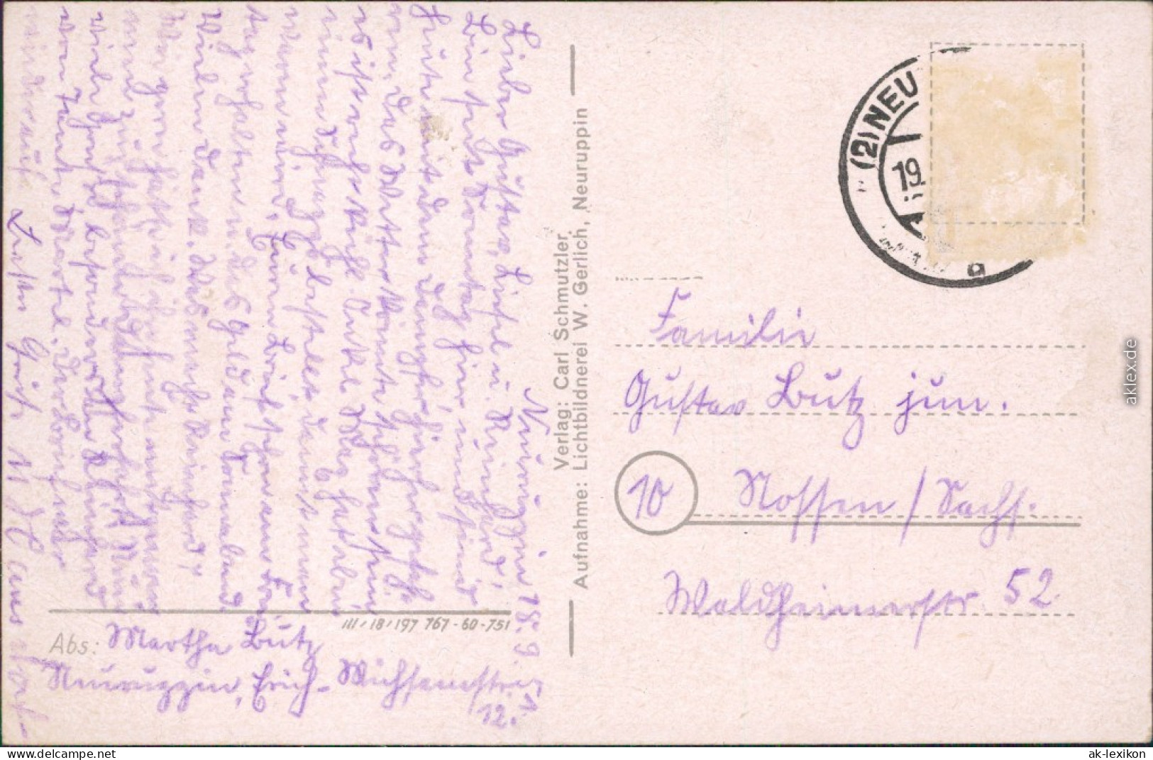 Ansichtskarte Teupitz Partie Am Waldhaus Tornow - Ruppiner Schweiz 1951  - Teupitz