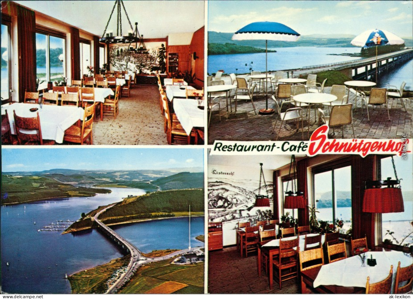 Ansichtskarte Attendorn 4 Bild: Restaurant Cafe Schnütgenhof 1979 - Attendorn