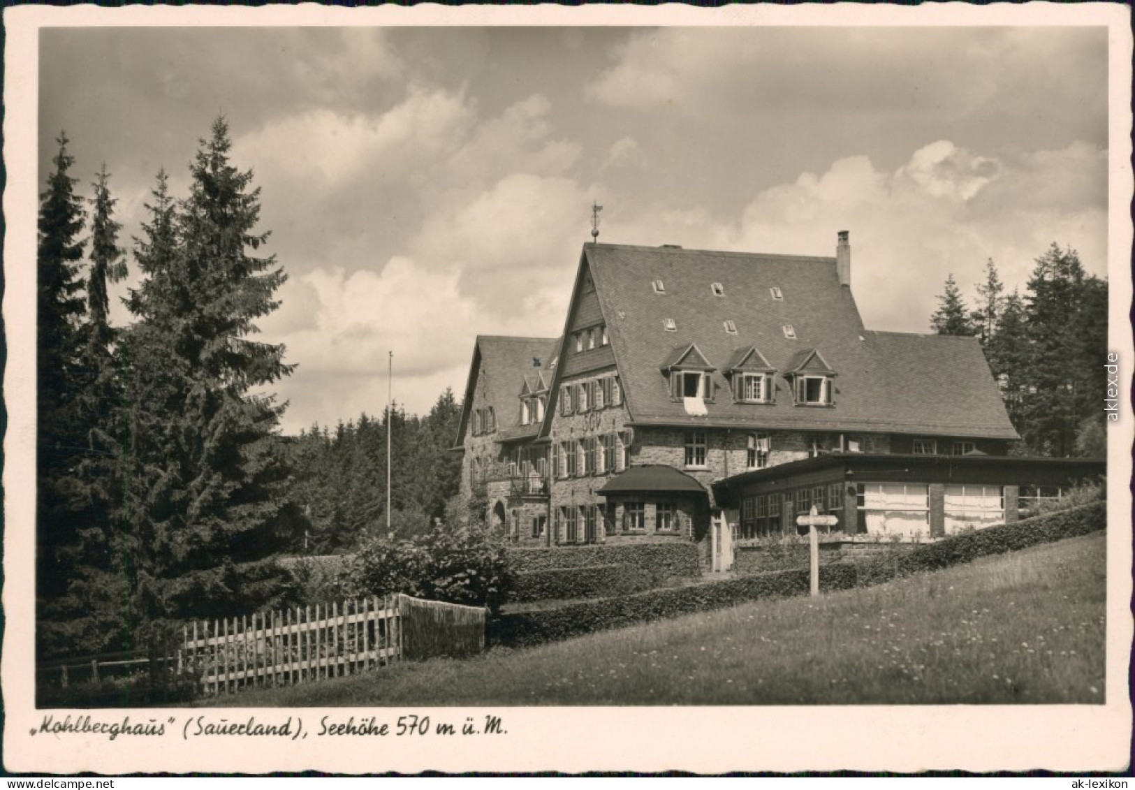 Ansichtskarte Dahle-Altena Kohlberghaus 1939  - Altena