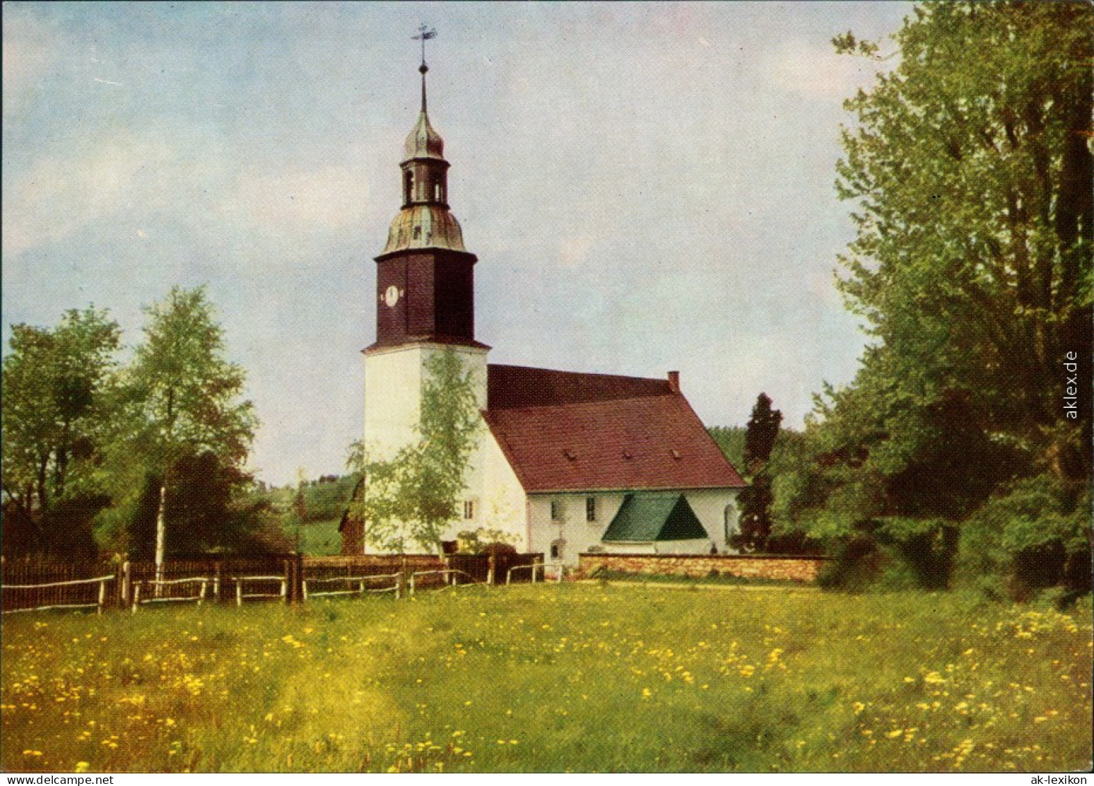 Ansichtskarte Schellerhau-Altenberg (Erzgebirge) Kirche 1969 - Schellerhau