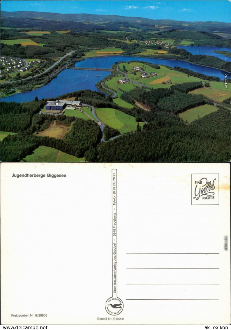 Ansichtskarte Attendorn Biggesee / Biggetalsperre, Jugendherberge 1995 - Attendorn