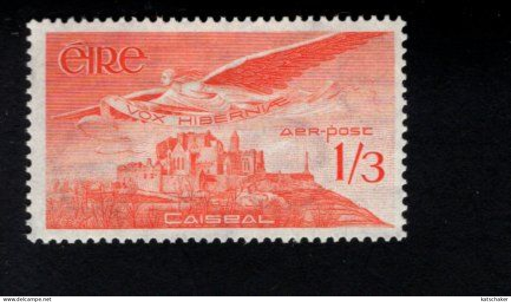 1979567827 1954 SCOTT C6  (XX) POSTFRIS MINT NEVER HINGED - ANGEL OVER ROCK OF CASHEL - Aéreo