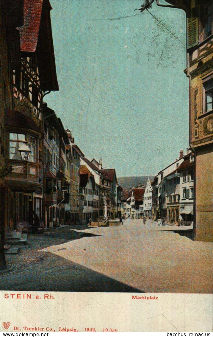 STEIN AM RHEIN - Marktplatz 1902 - Stein Am Rhein