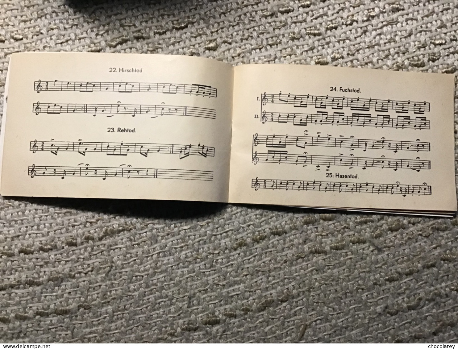 Klaroen Jachthoorn Muziek Boekje - Muziek