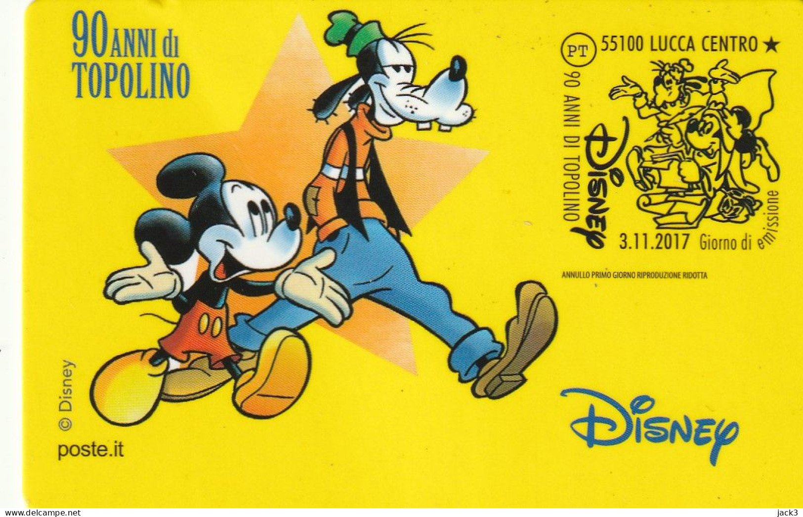 FRANCOBOLLO - SERIE TEMATICA - 90 ANNI DI TOPOLINO - 2021-...: Storia Postale