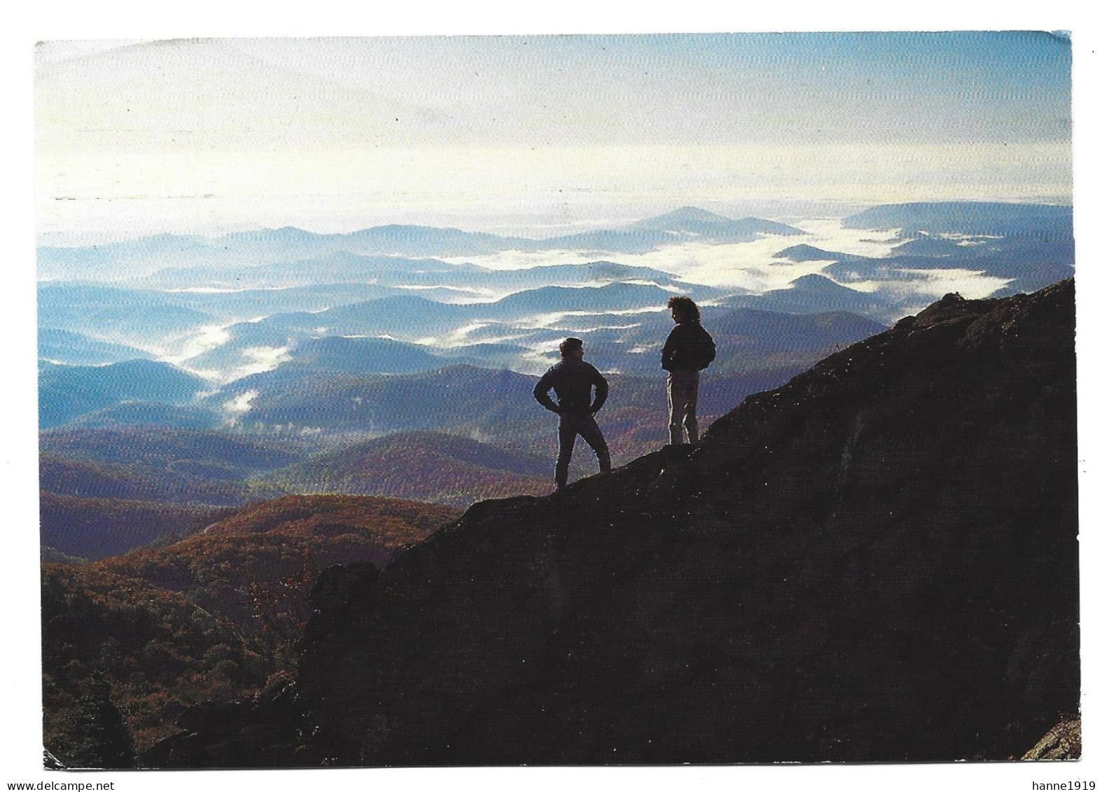 Linville Top Of Grandfather Mountain Photo Card North Carolina USA Htje - Otros & Sin Clasificación