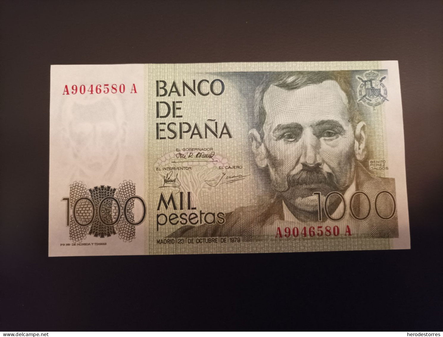 Billete De 1000 Pesetas, Año 1979 Serie AA, AUNC - [ 4] 1975-… : Juan Carlos I