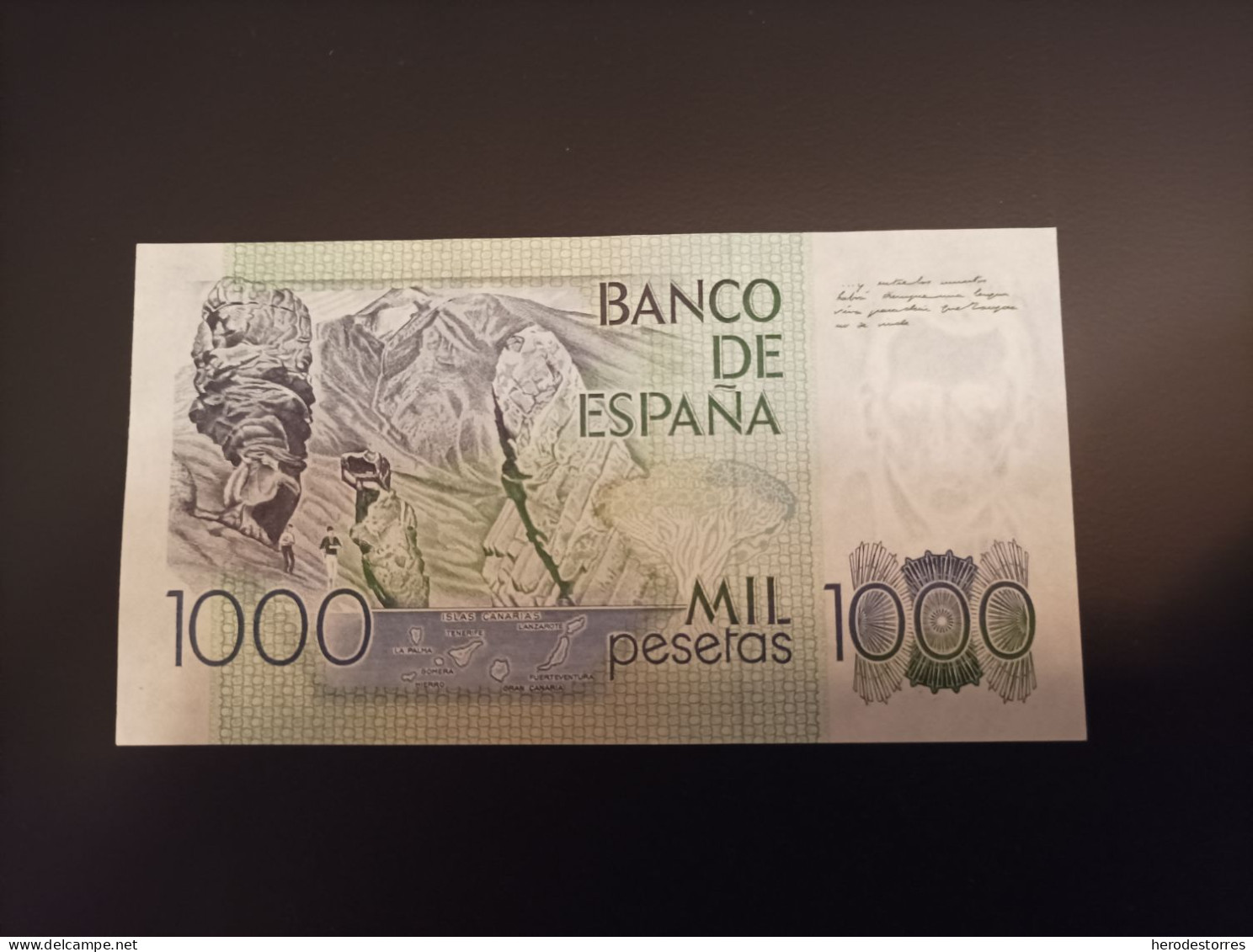 Billete De 1000 Pesetas, Año 1979 Serie AA, AUNC - [ 4] 1975-… : Juan Carlos I