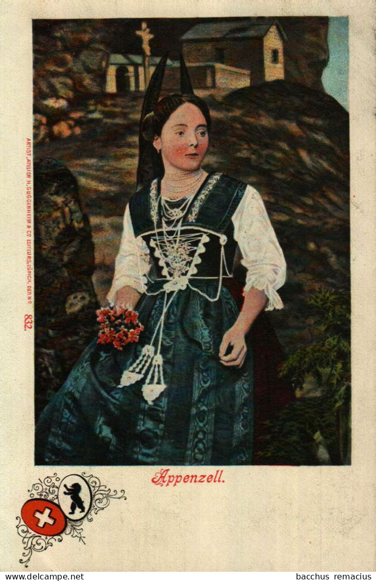 APPENZELL  - Dame In Tracht 1904 - Appenzell