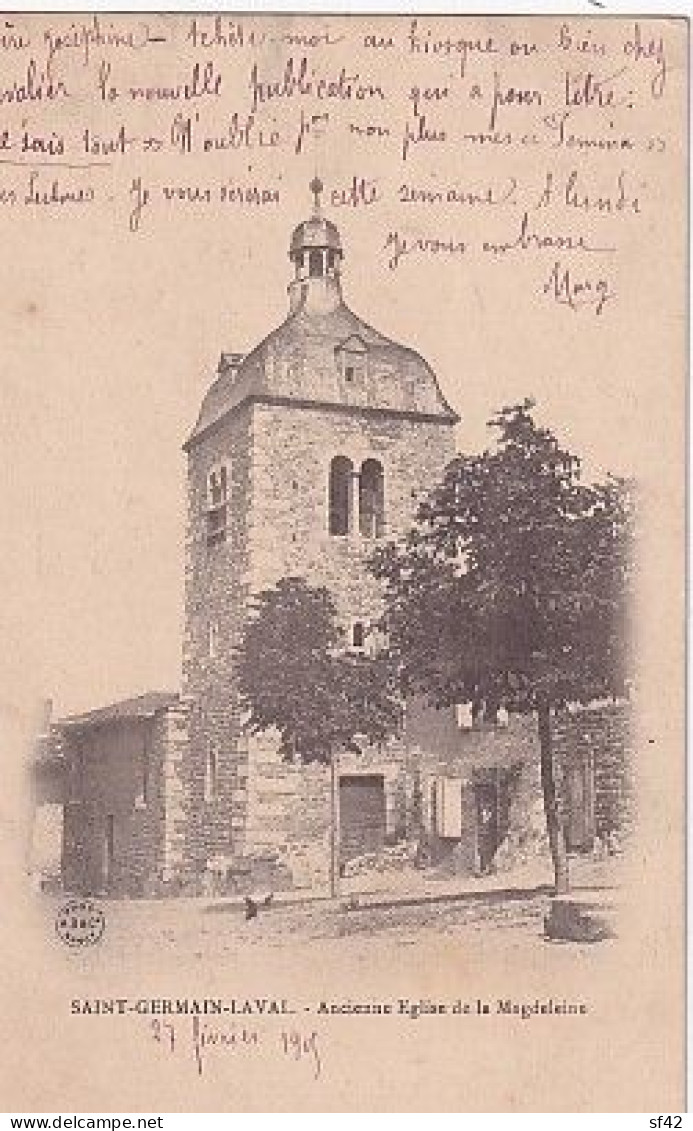 SAINT GERMAIN LAVAL           Ancienne église De La Magdeleine           PRECURSEUR - Saint Germain Laval