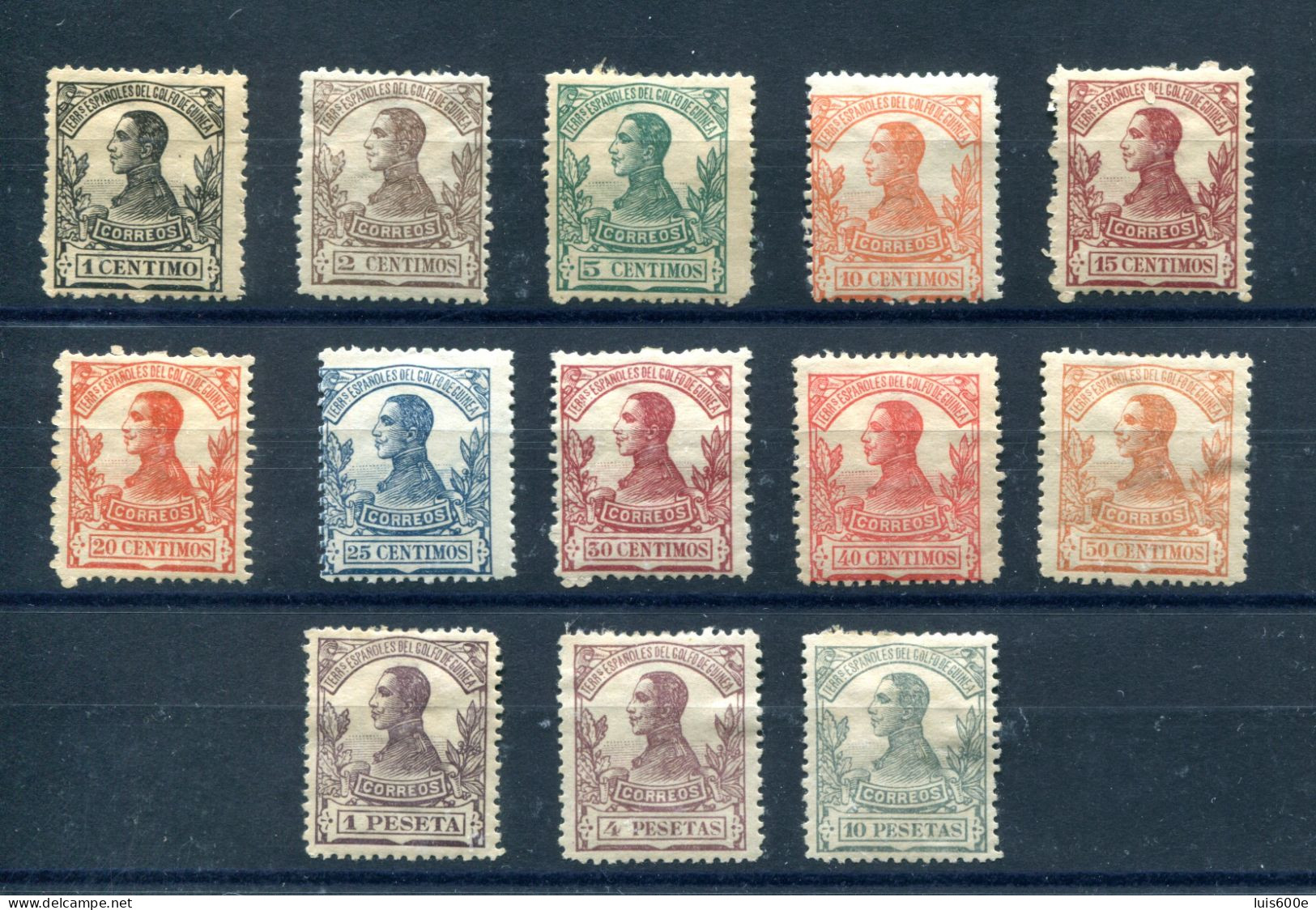 1912.GUINEA.EDIFIL 85/97*.NUEVOS CON FIJASELLOS(MH)NUMERACION CEROS.CATALOGO 60€ - Spanish Guinea