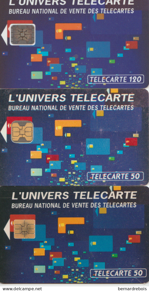 TC08 - 3 TC L'UNIVERS TELECARTE 3 Puces Différentes, Pour 1 Euro - Maroc