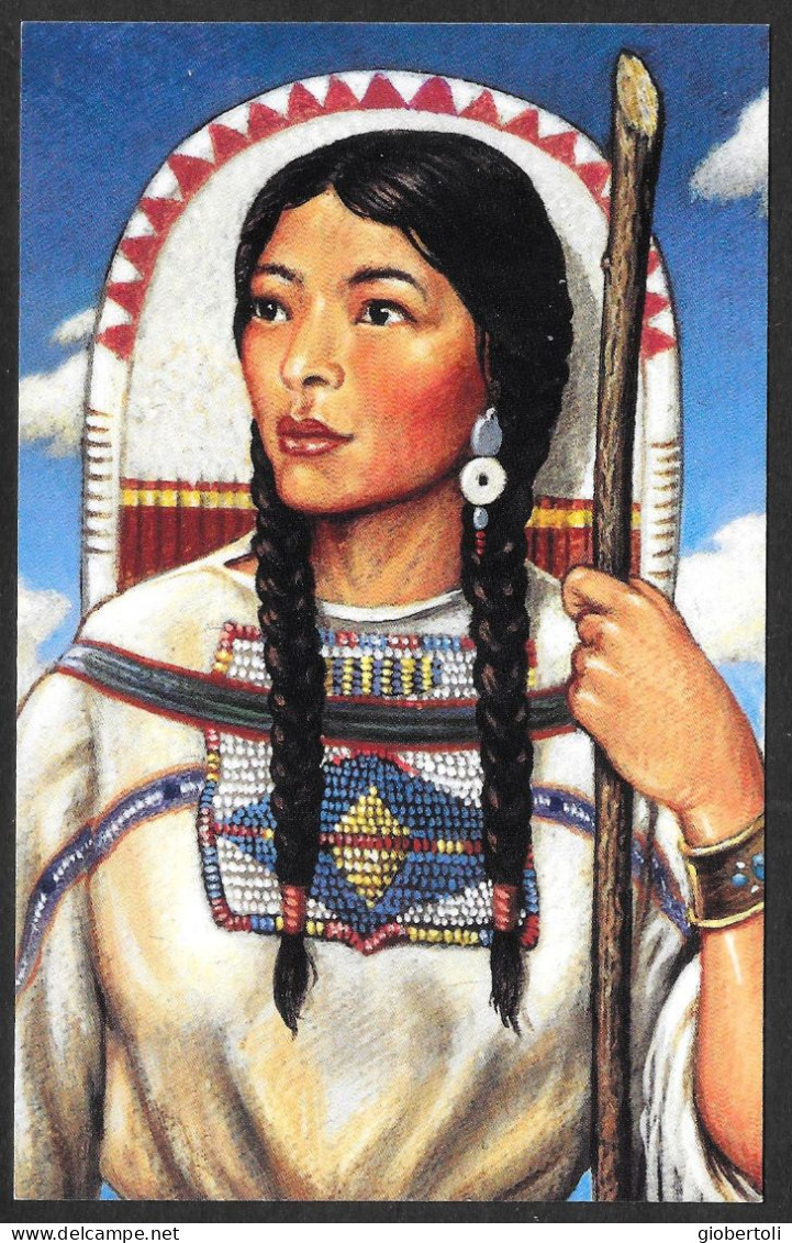 Stati Uniti/United States/États Unis: Intero, Stationeri, Entier, Sacagawea "Bird Woman" - Beroemde Vrouwen