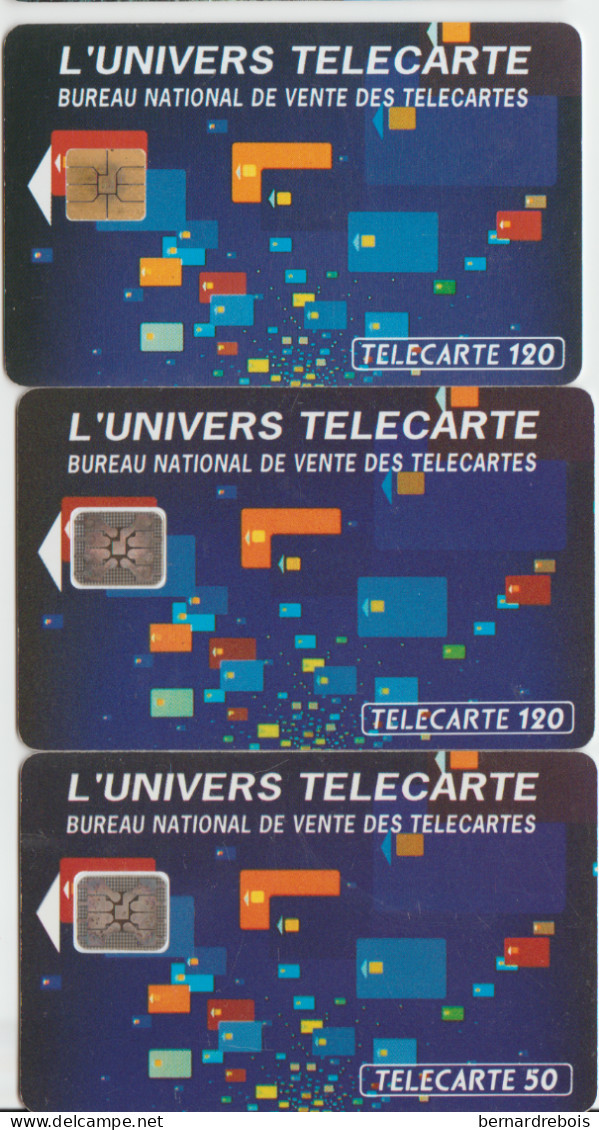 TC08 - 3 TC L'UNIVERS TELECARTE DIFFERENTES, Pour 1 Euro - Marruecos