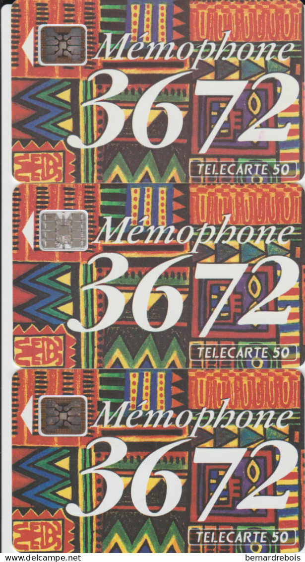 TC08 - 3 TC MEMOPHONE 3672 DIFFERENTES, Pour 1 Euro - Marokko