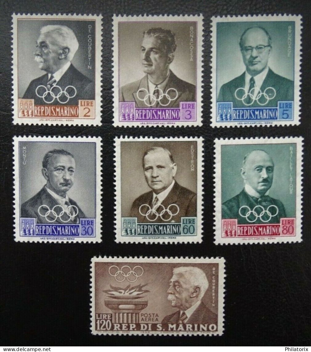 San Marino Mi 611-617 ** , Sport - Unused Stamps