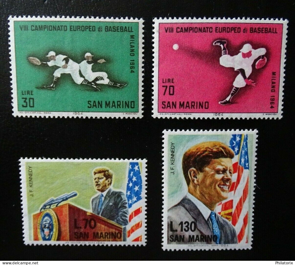 San Marino Mi 824-825 + 827-828 ** - Unused Stamps