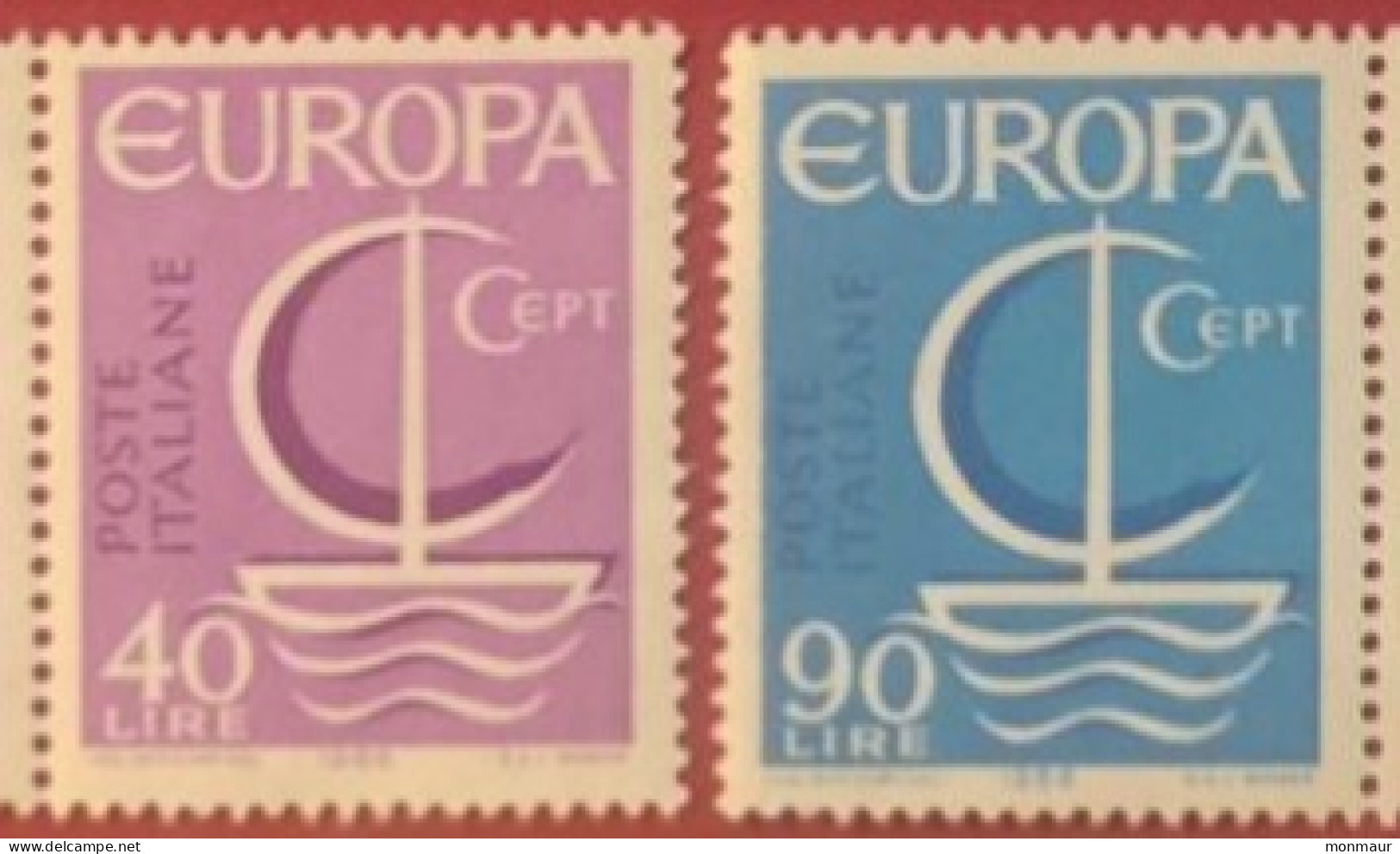 ITALIA 1966  EUROPA Serie Completa - 1961-70: Mint/hinged