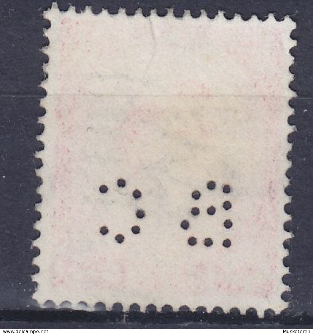 Great Britain Perfin Perforé Lochung 'BC' 1958 Mi. 322 X X, QEII. (2 Scans) - Perfins