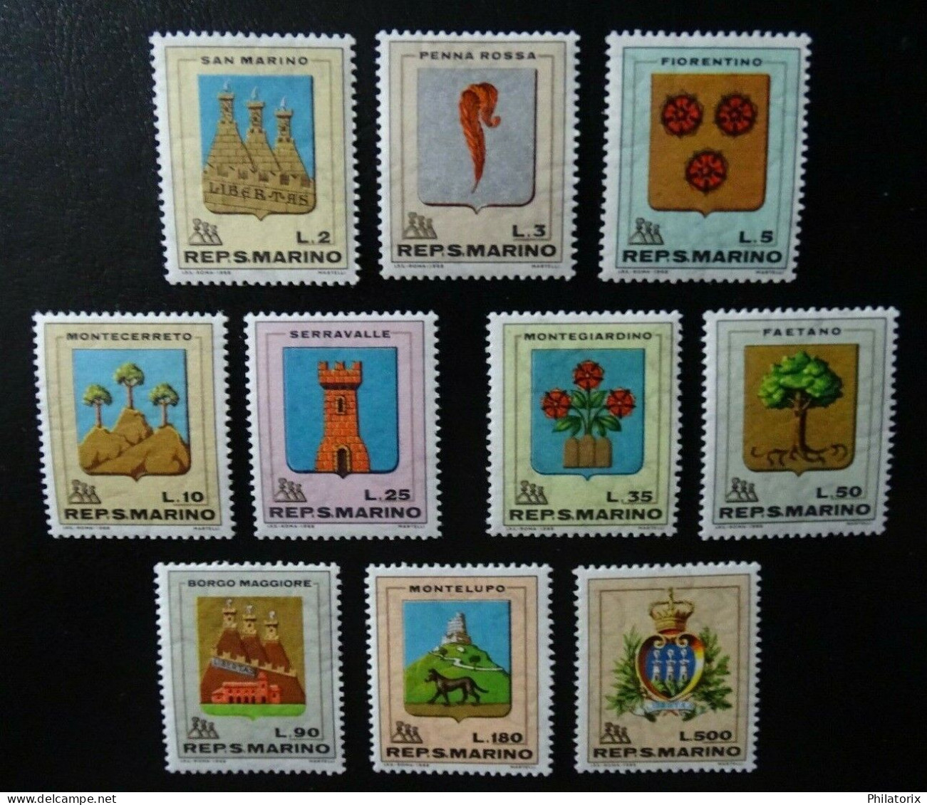 San Marino Mi 903-912 ** - Unused Stamps