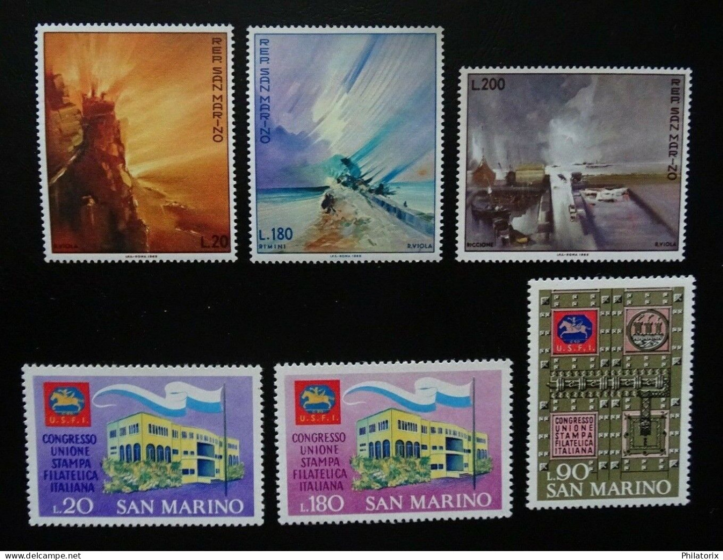 San Marino Mi 936-938 + 977-979 ** - Unused Stamps