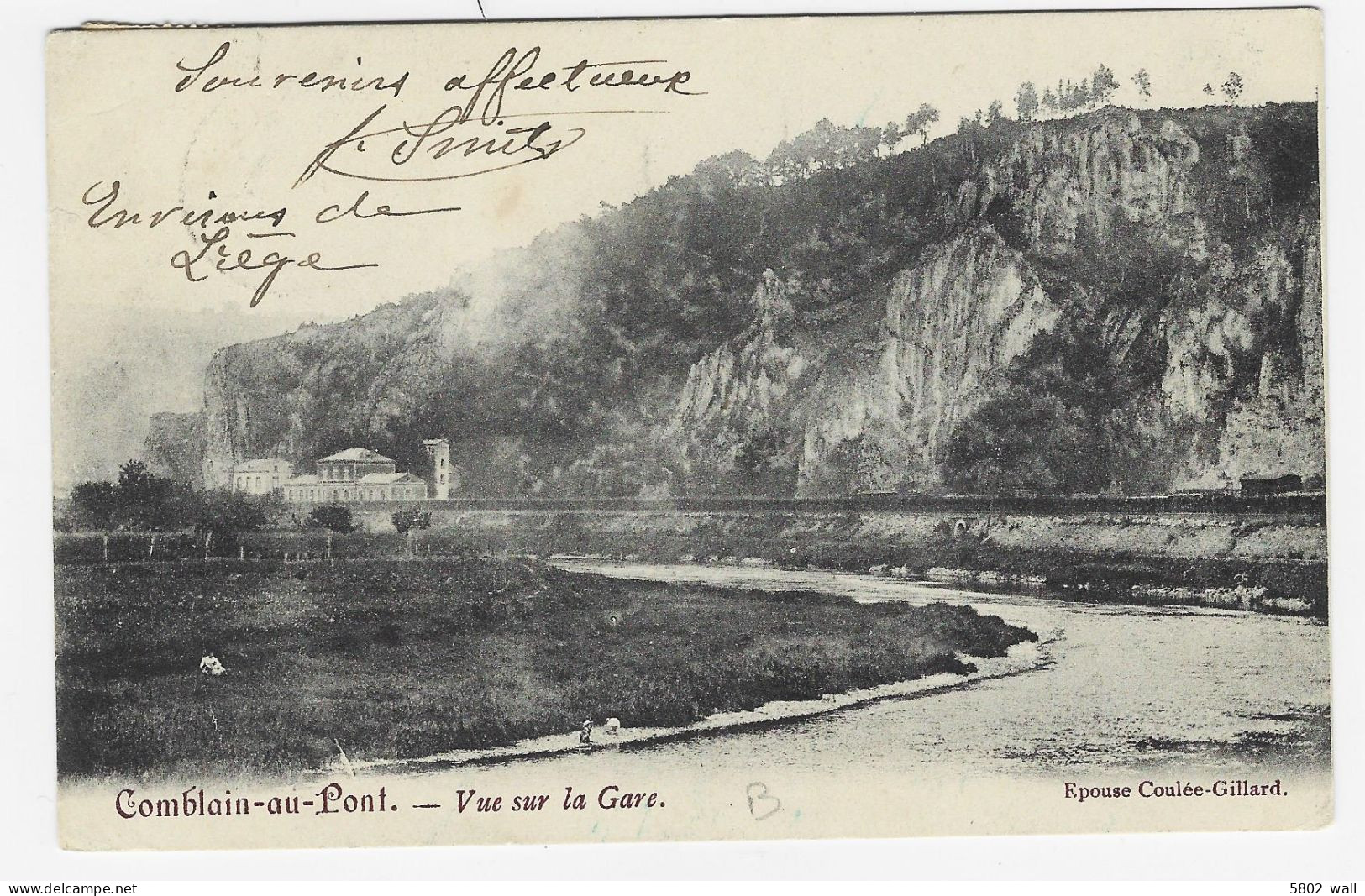 COMBLAIN-AU-PONT : Vue Sur La Gare - Comblain-au-Pont