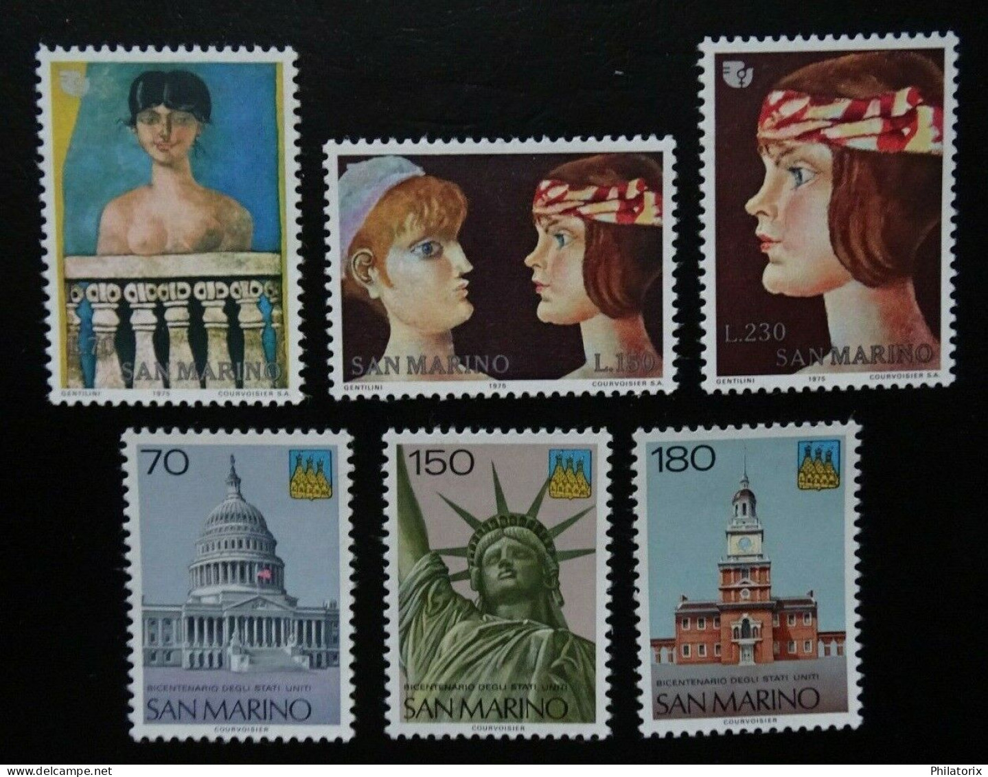 San Marino Mi 1099-1101 + 1115-1117 ** - Unused Stamps