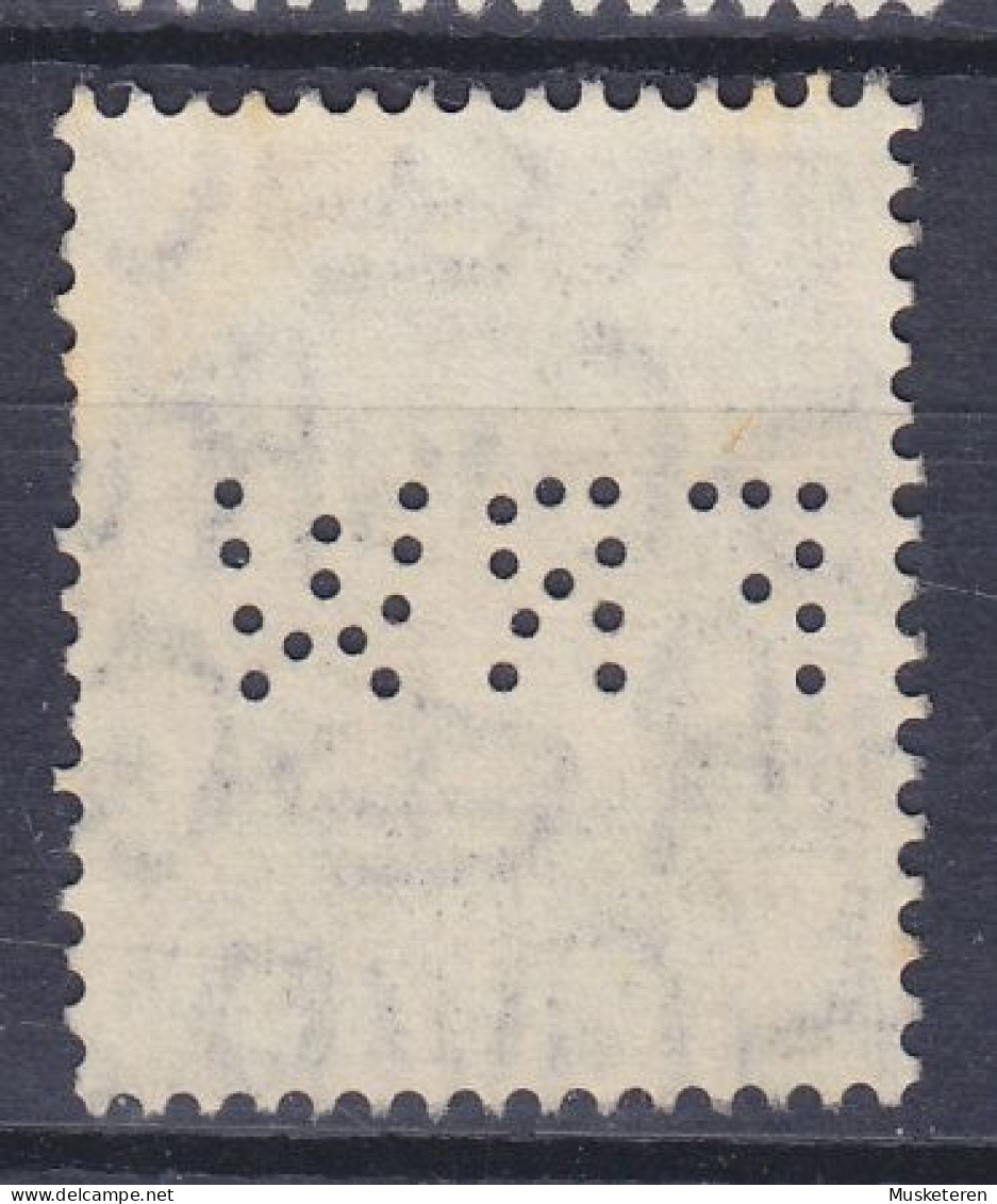 Great Britain Perfin Perforé Lochung 'FRW' 1938 Mi. 203 X, GV. (2 Scans) - Perfins